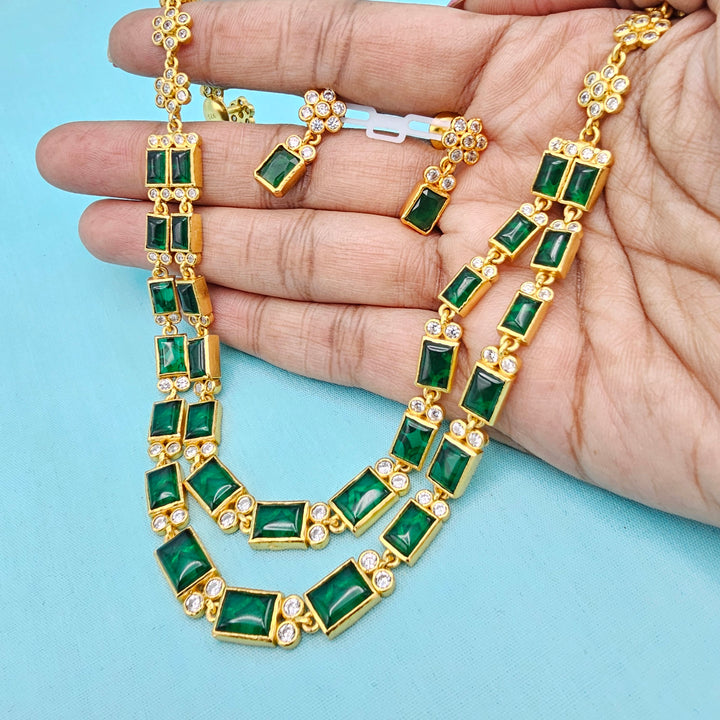 Silver 2L Emerald set