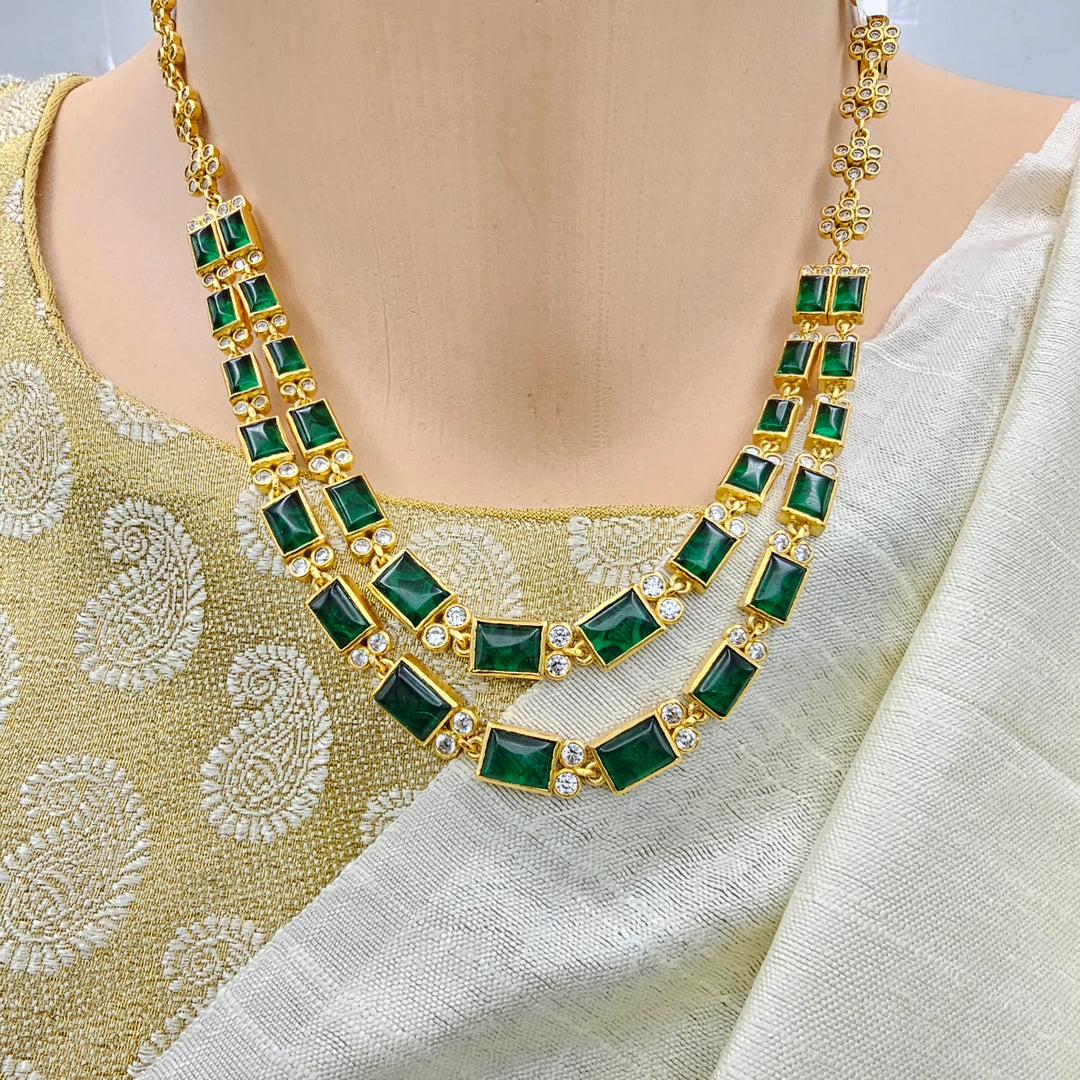 Silver 2L Emerald set