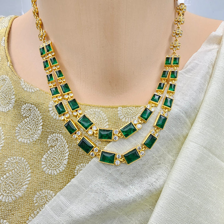 Silver 2L Emerald set