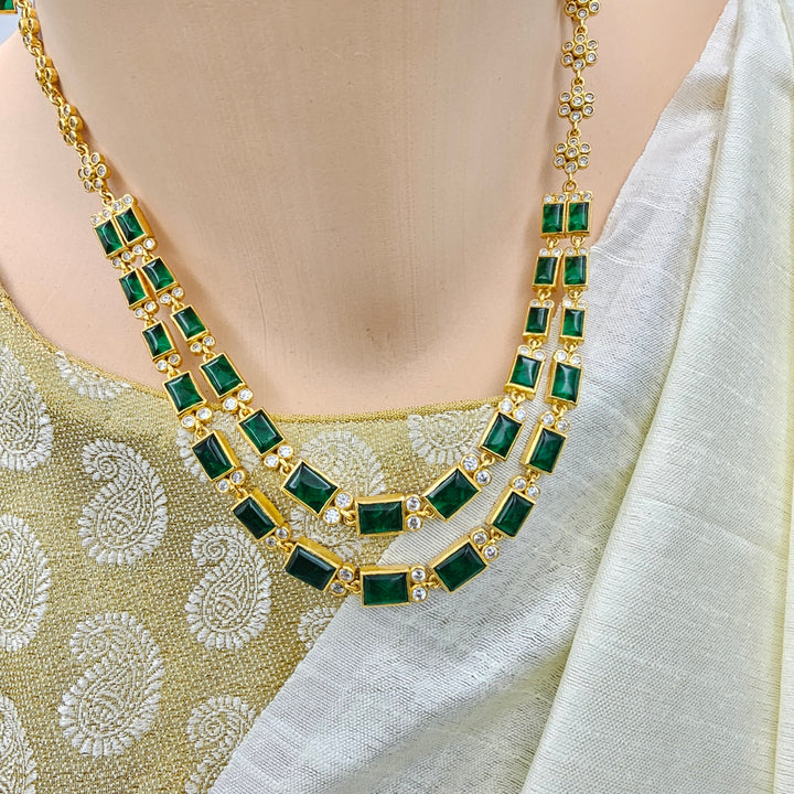 Silver 2L Emerald set