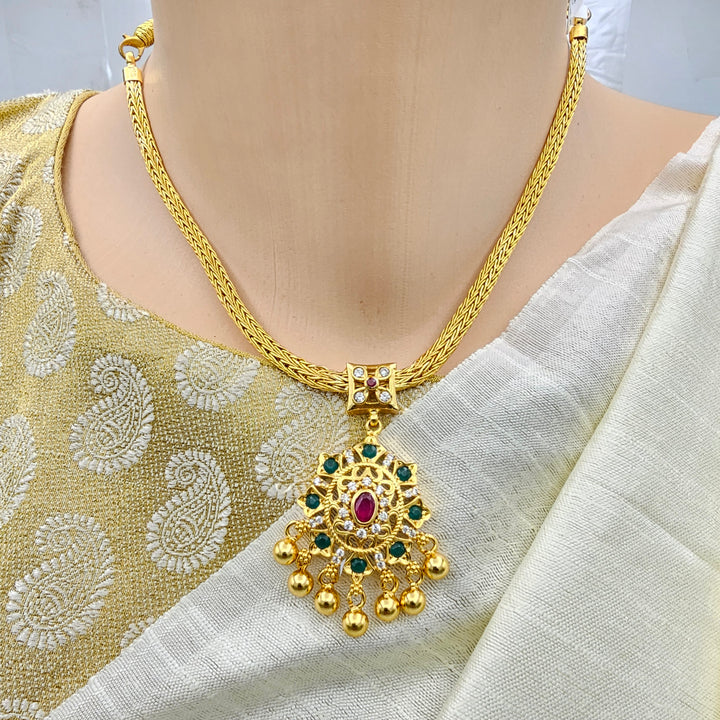 CZ Emerald Necklace