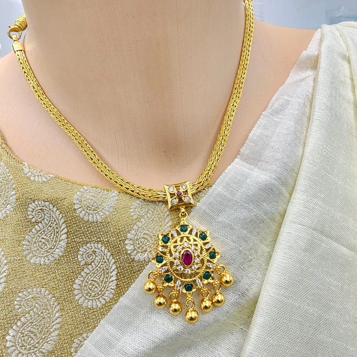 CZ Emerald Necklace