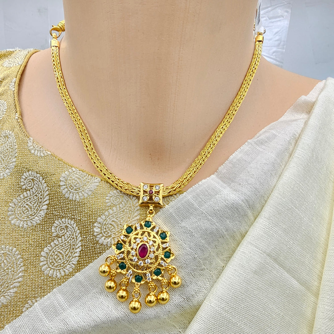 CZ Emerald Necklace
