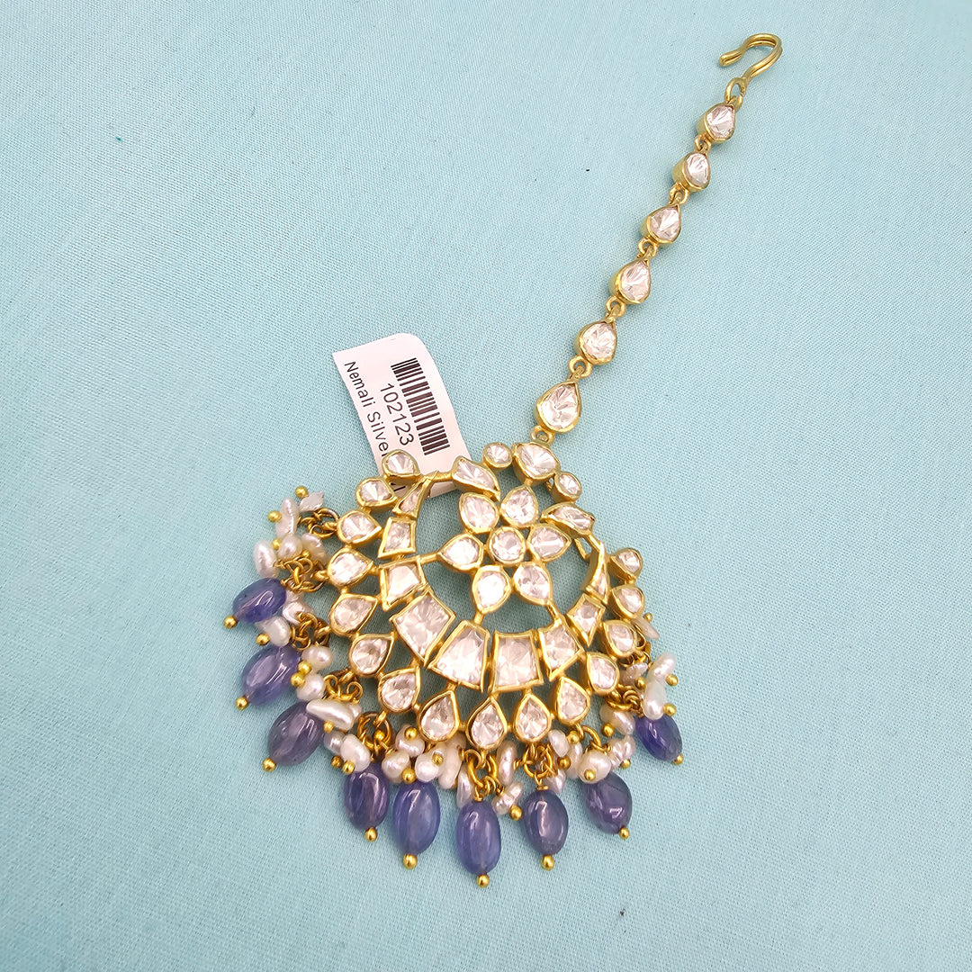 Tanzanite Moissanite Tikka