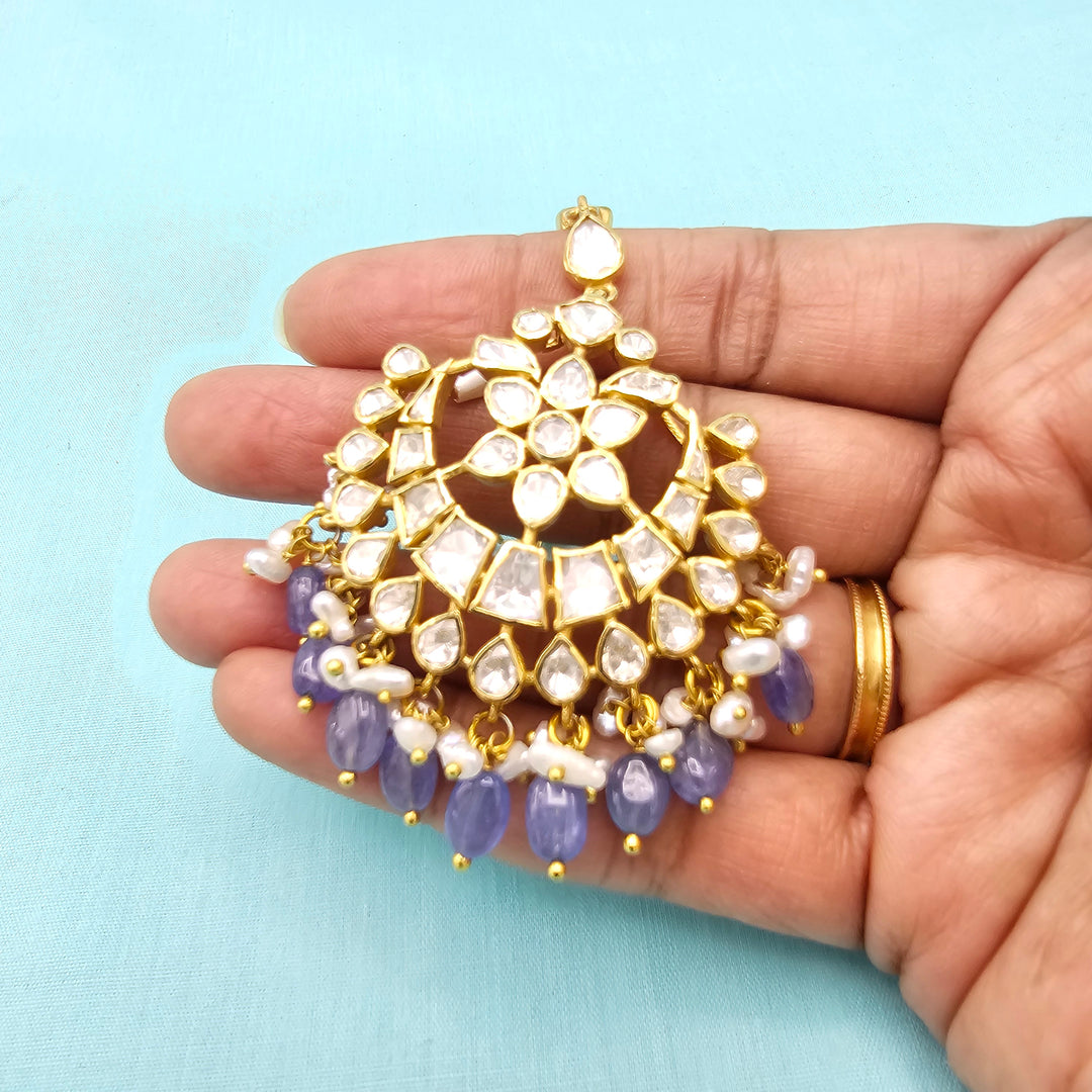 Tanzanite Moissanite Tikka