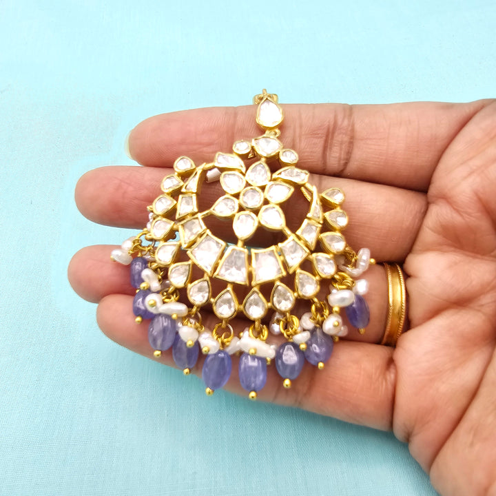 Tanzanite Moissanite Tikka