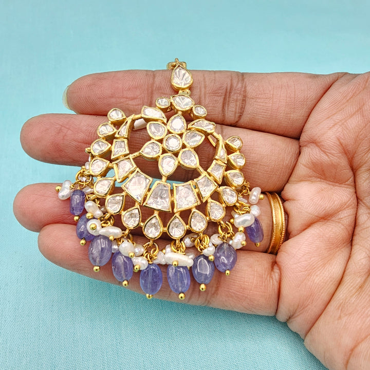 Tanzanite Moissanite Tikka