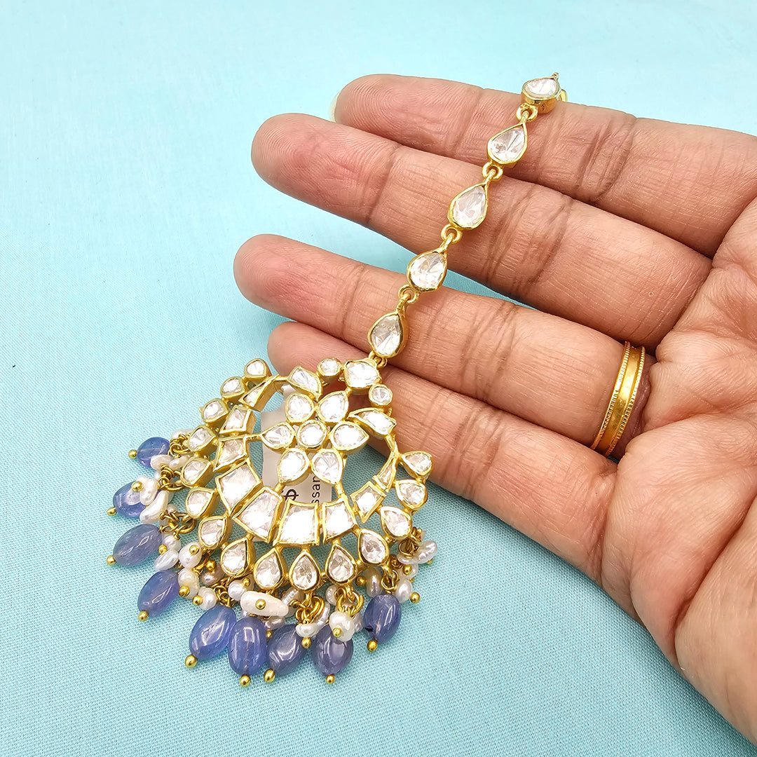 Tanzanite Moissanite Tikka