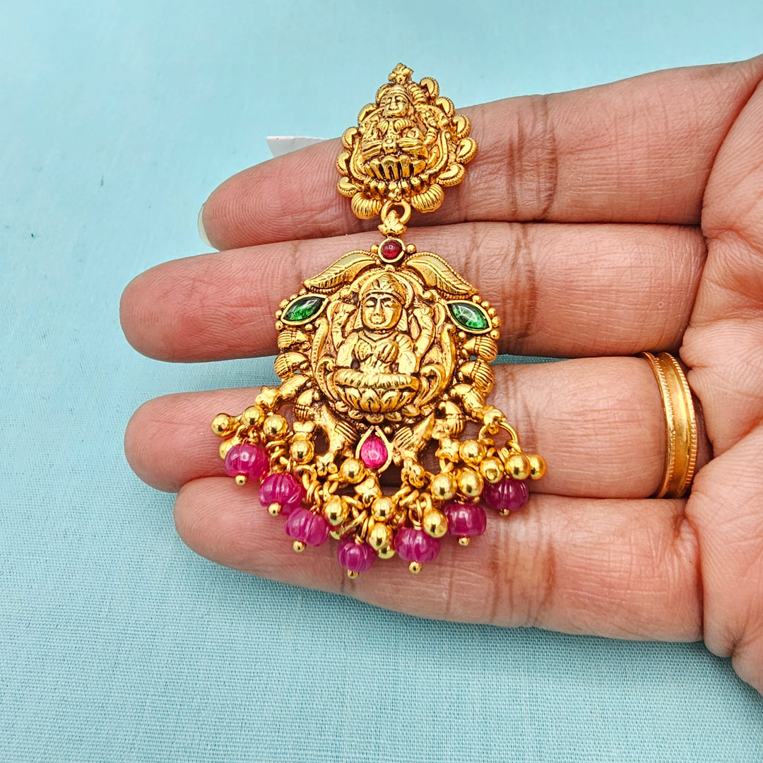 Silver Nakshi Maang tikka