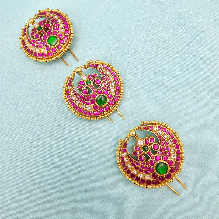 Silver Kundan Jada billalu