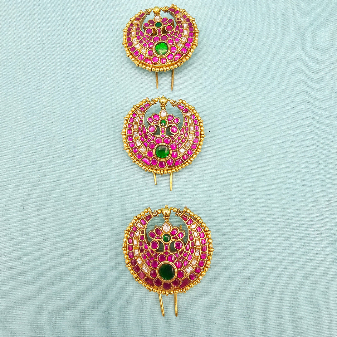 Silver Kundan Jada billalu