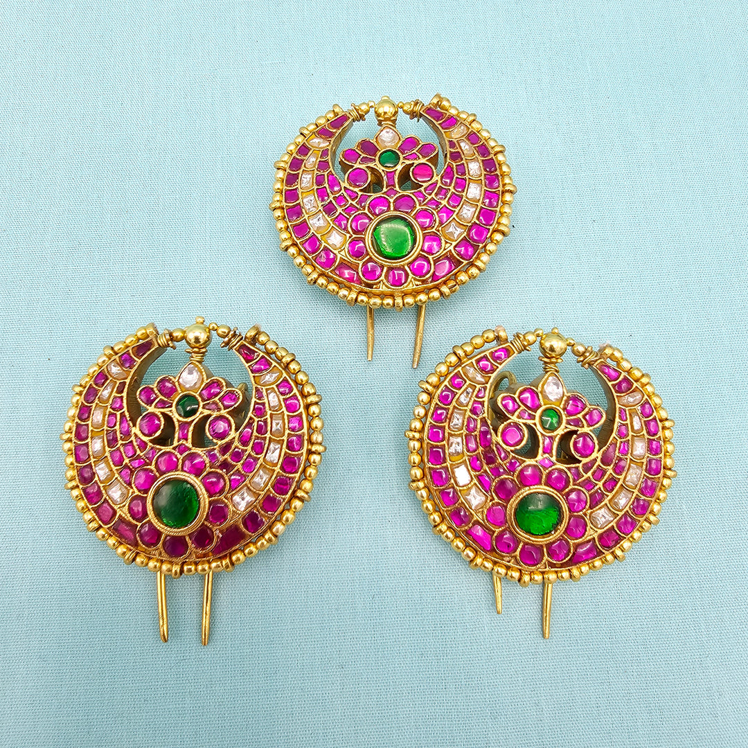 Silver Kundan Jada billalu