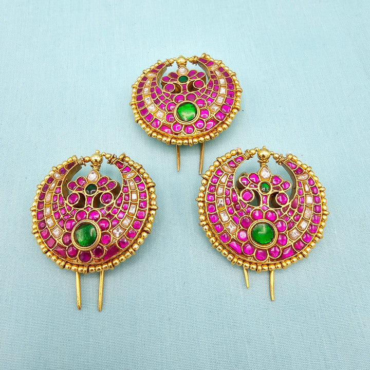 Silver Kundan Jada billalu