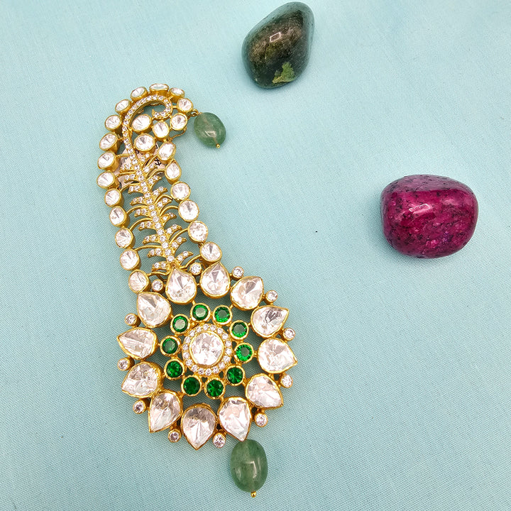 Men’s moissanite Pagidi Brooch