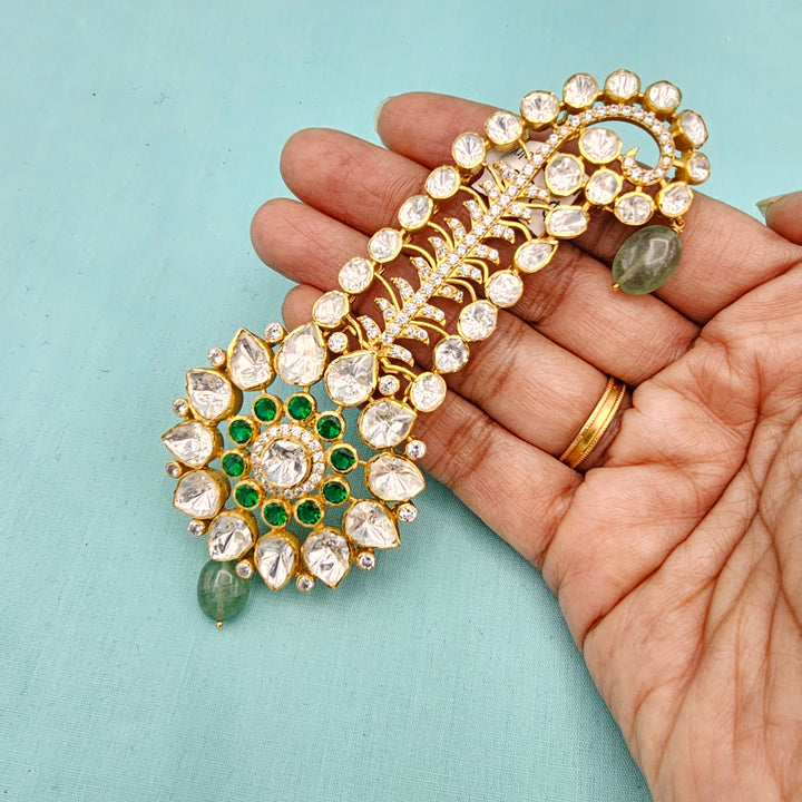 Men’s moissanite Pagidi Brooch