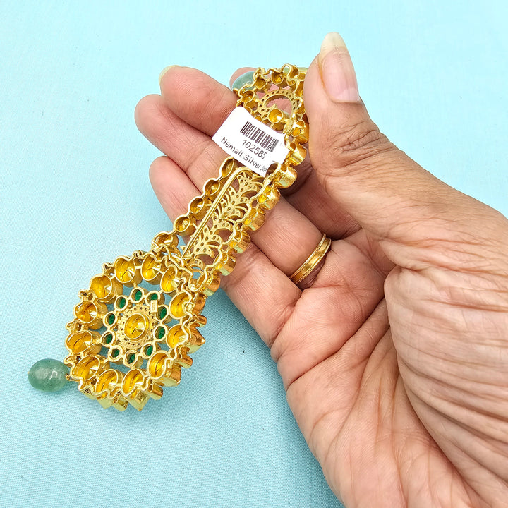 Men’s moissanite Pagidi Brooch