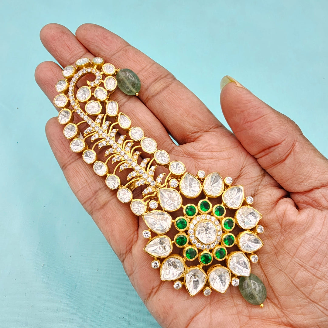 Men’s moissanite Pagidi Brooch