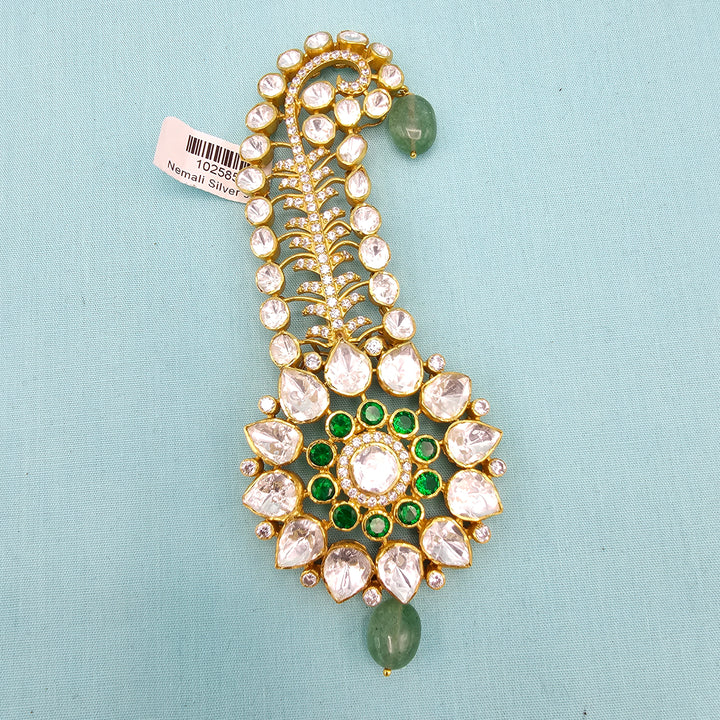 Men’s moissanite Pagidi Brooch