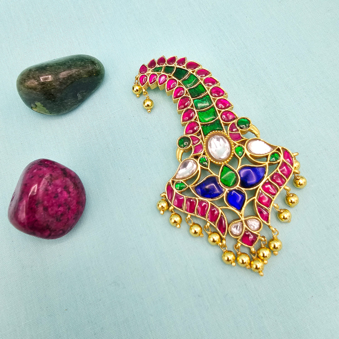 Men’s Kundan Pagidi Brooch