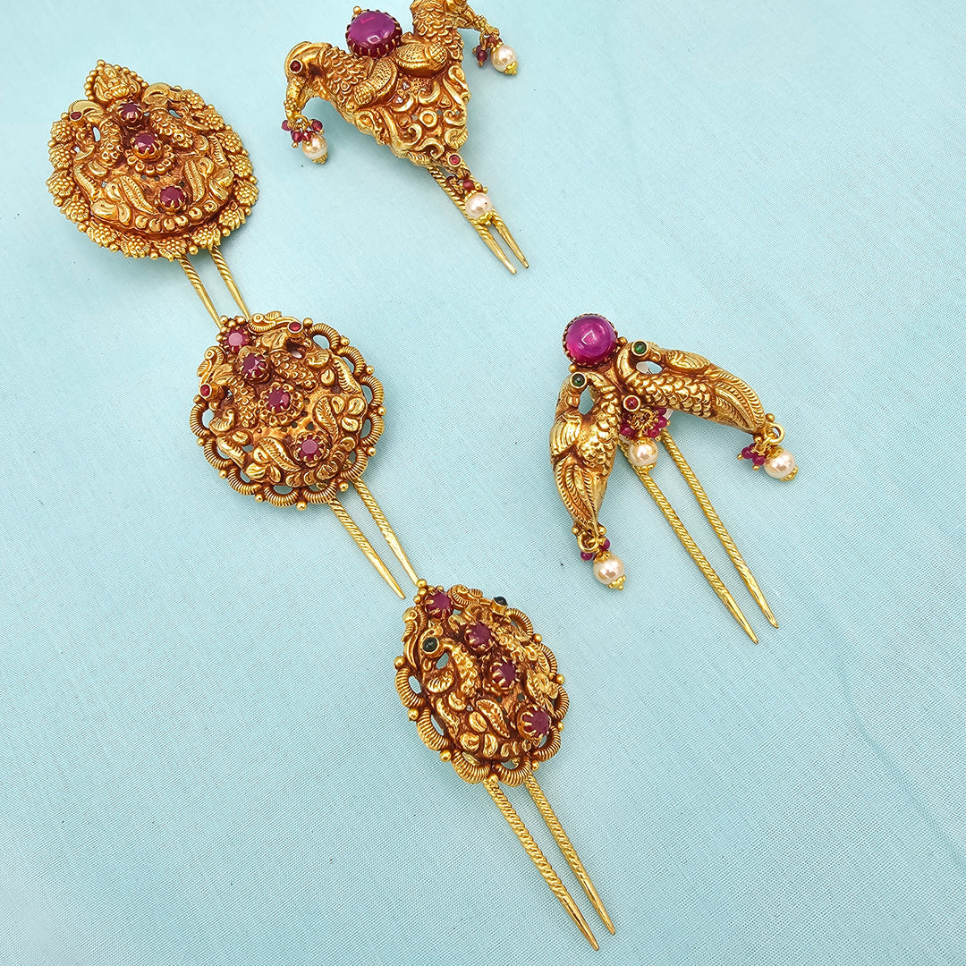 Silver Nakshi Jada billalu