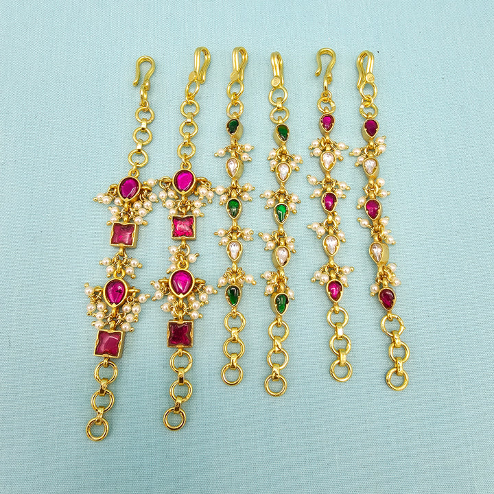 Silver Kundan Matilu