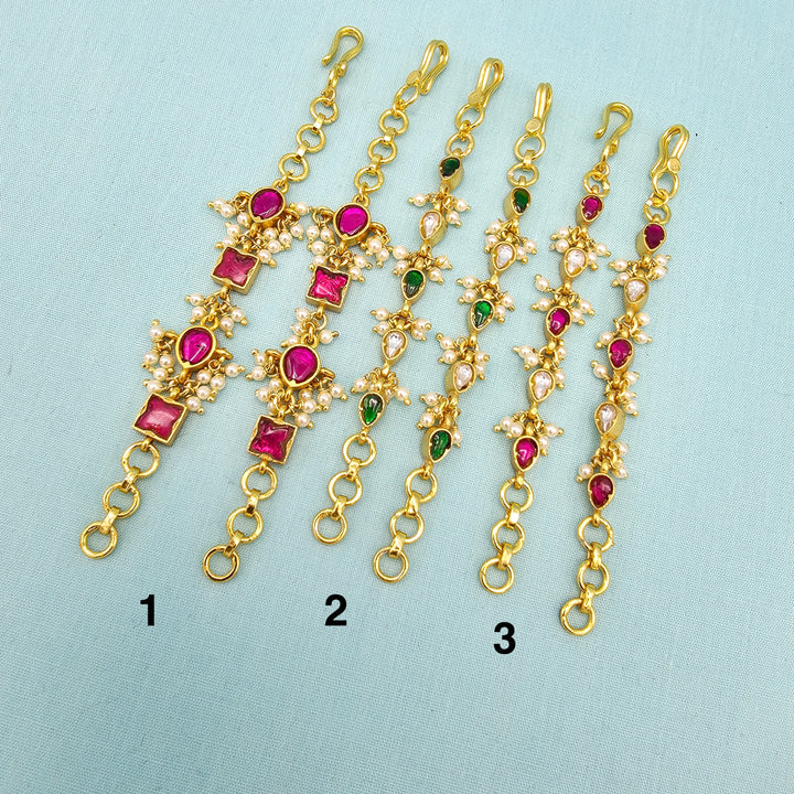 Silver Kundan Matilu