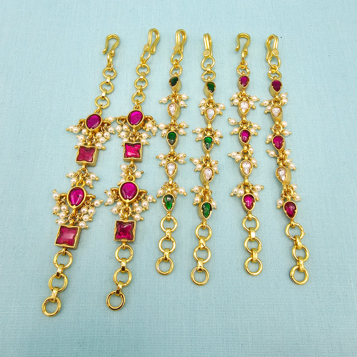 Silver Kundan Matilu