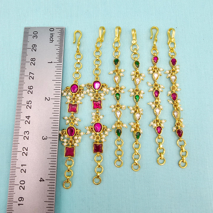 Silver Kundan Matilu