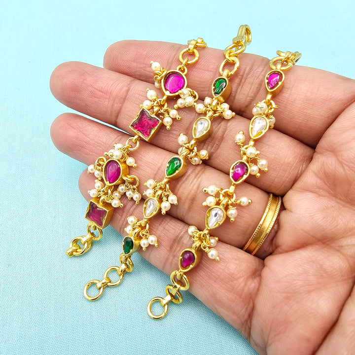 Silver Kundan Matilu