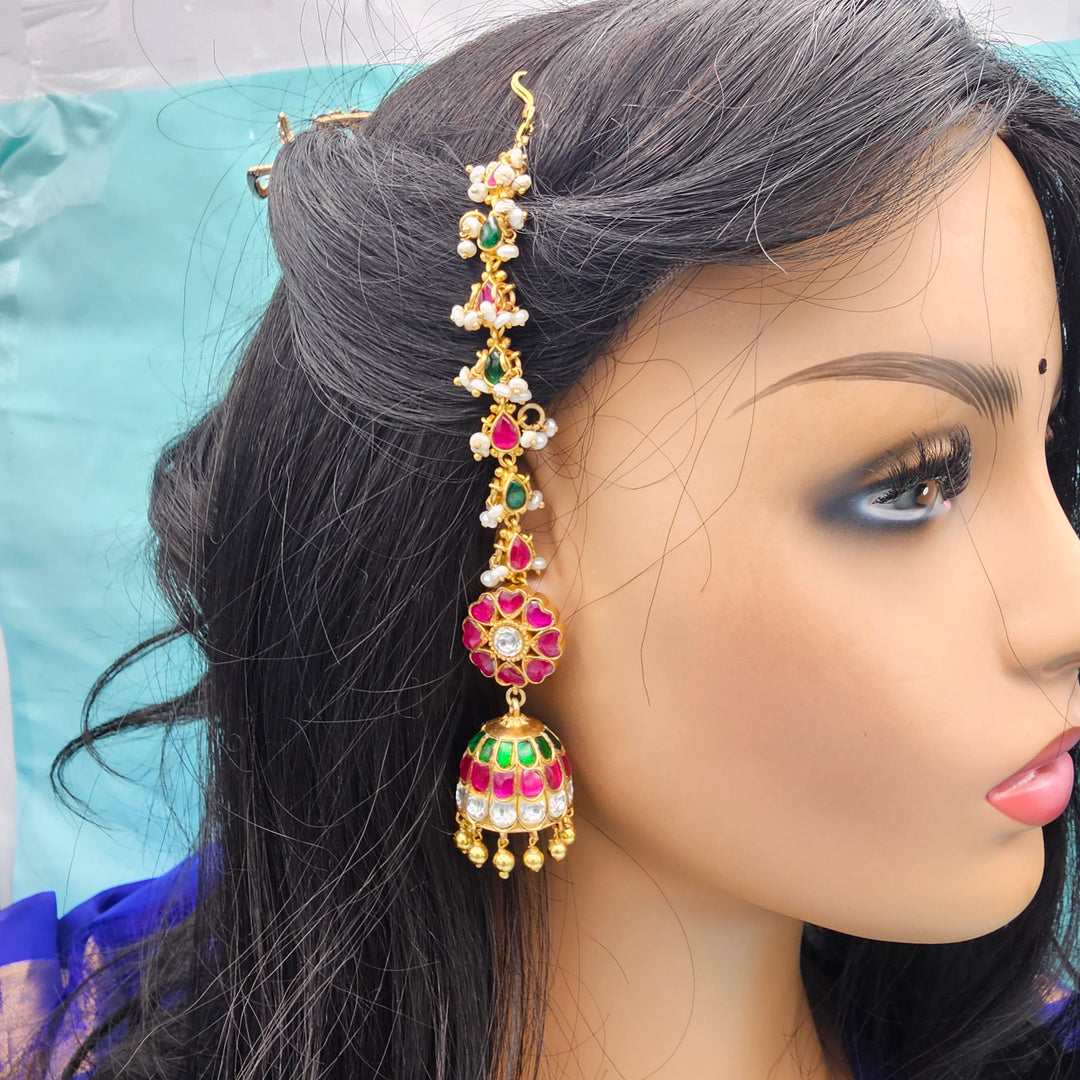 Silver Kundan Matilu