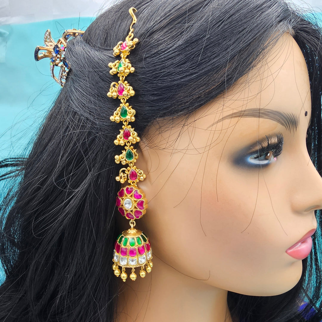 Silver Kundan Matilu