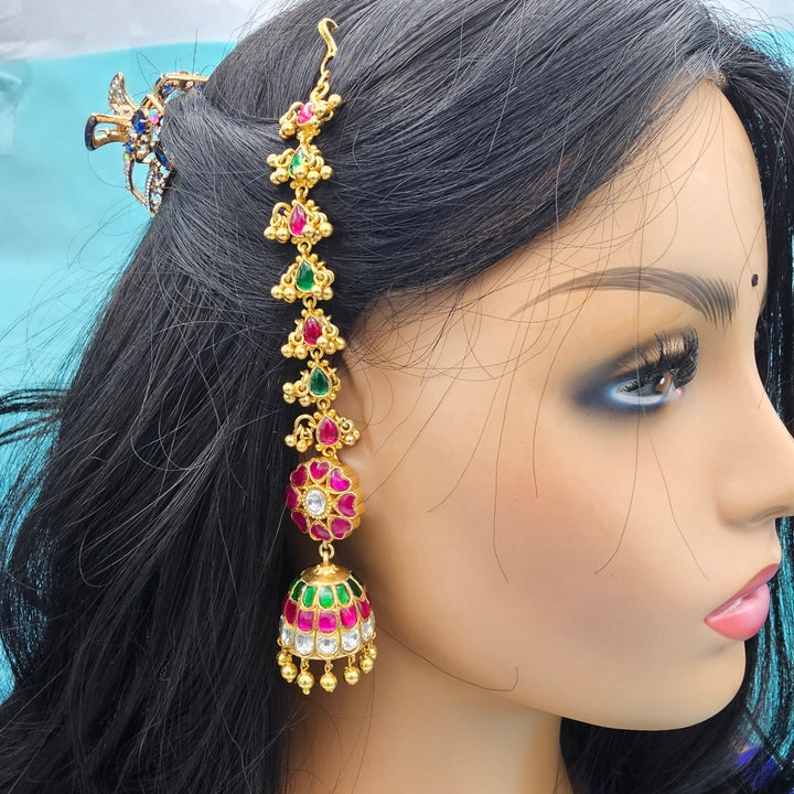 Silver Kundan Matilu