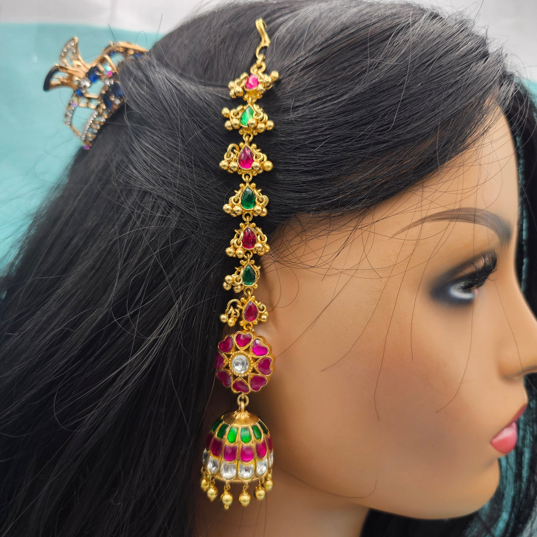 Silver Kundan Matilu