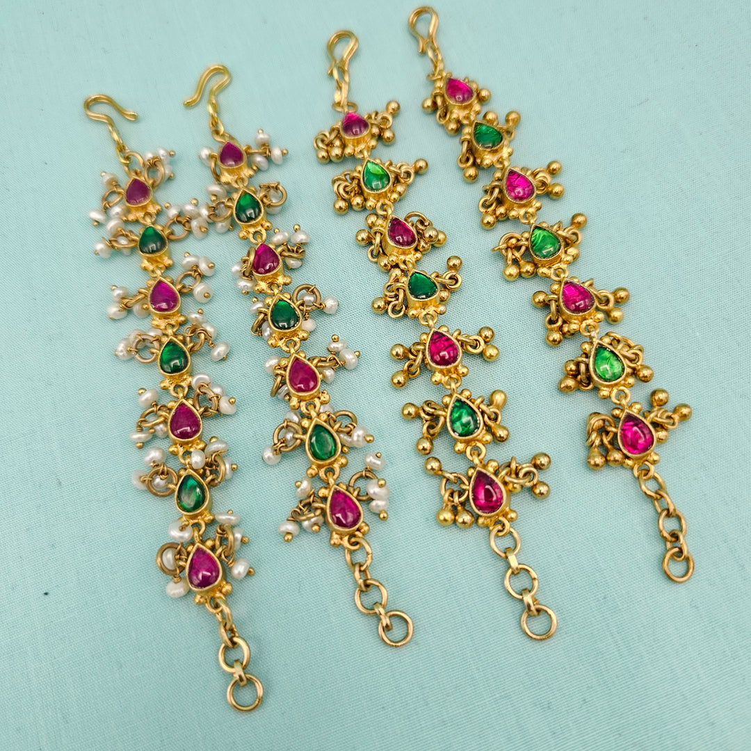 Silver Kundan Matilu