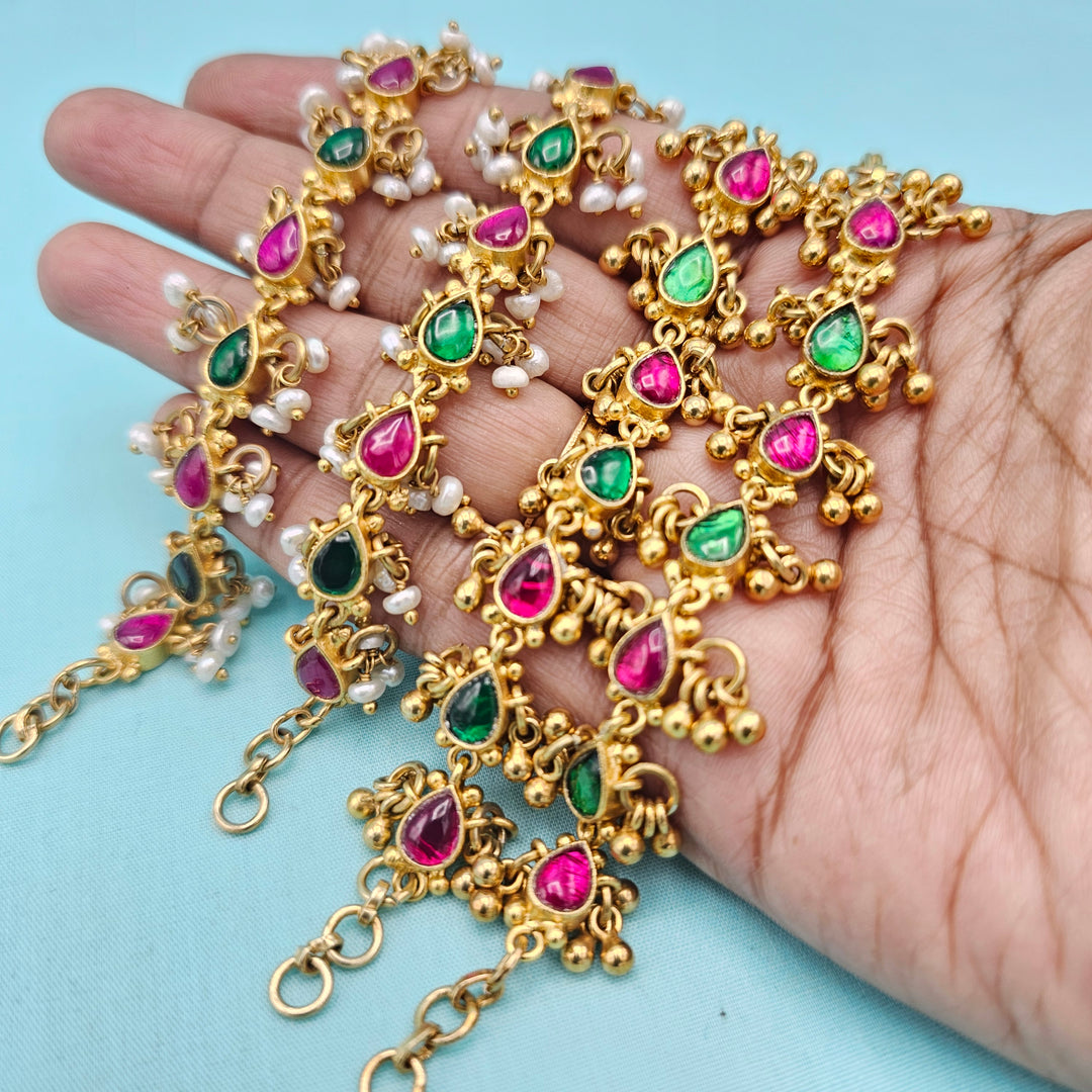 Silver Kundan Matilu