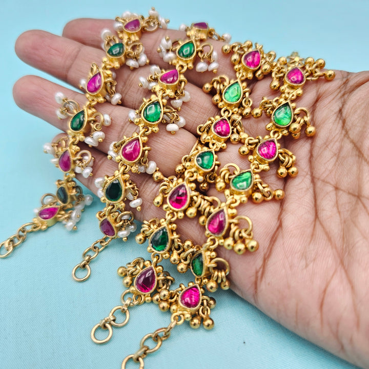 Silver Kundan Matilu