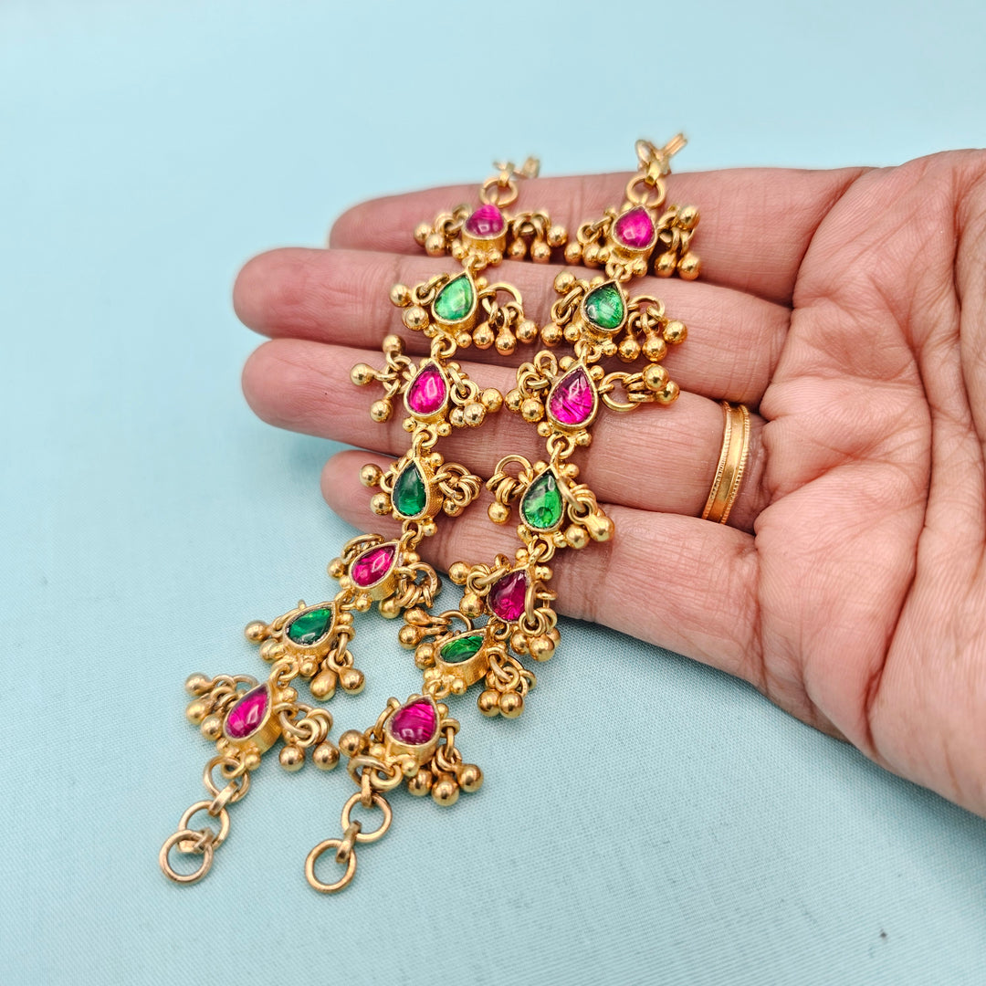 Silver Kundan Matilu