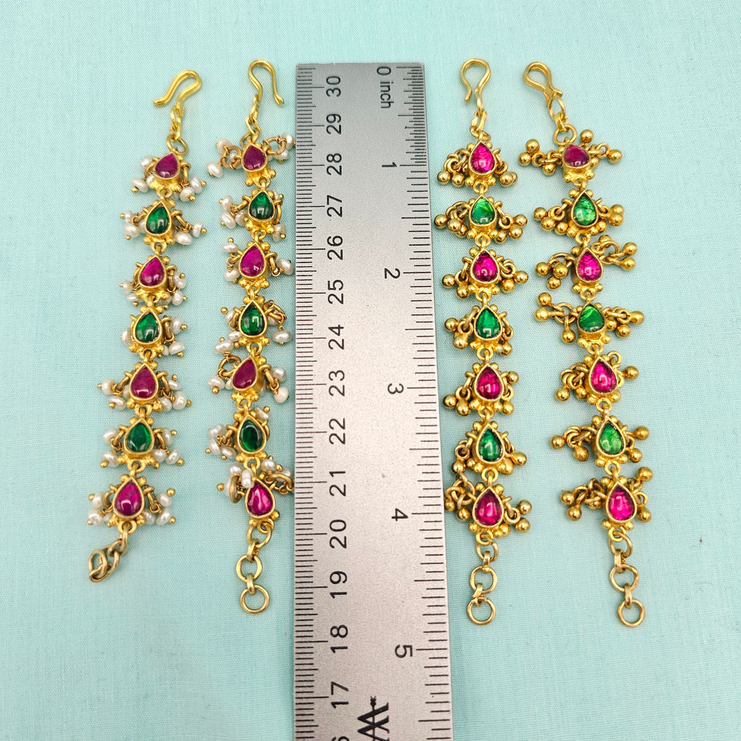 Silver Kundan Matilu
