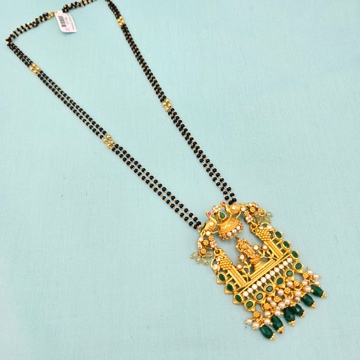 24" 2L Ganapathi Black beads