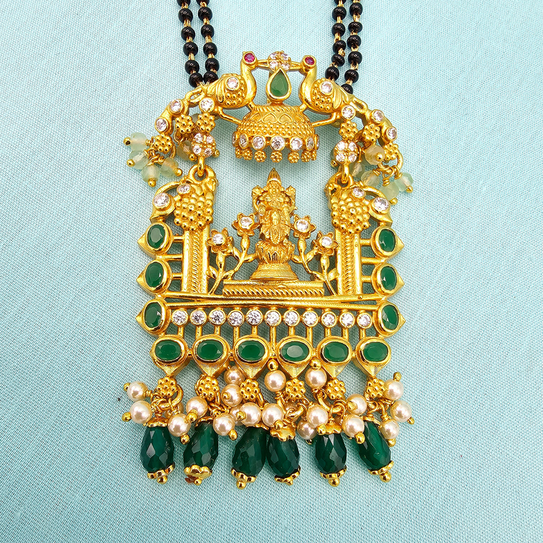 24" 2L Ganapathi Black beads