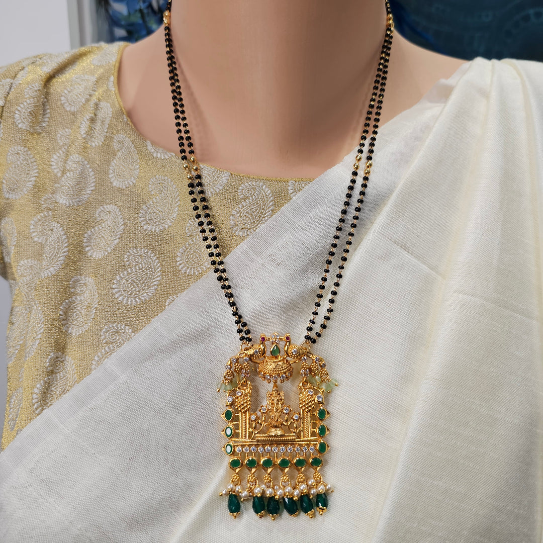 24" 2L Ganapathi Black beads