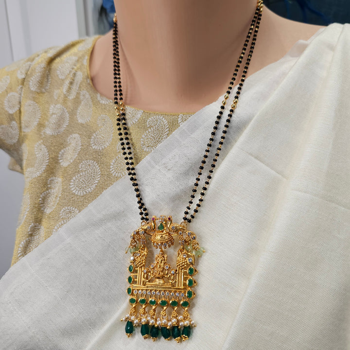 24" 2L Ganapathi Black beads