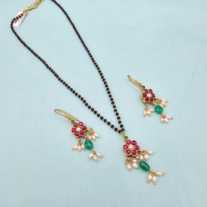 20" Kundan Mangalsutra set