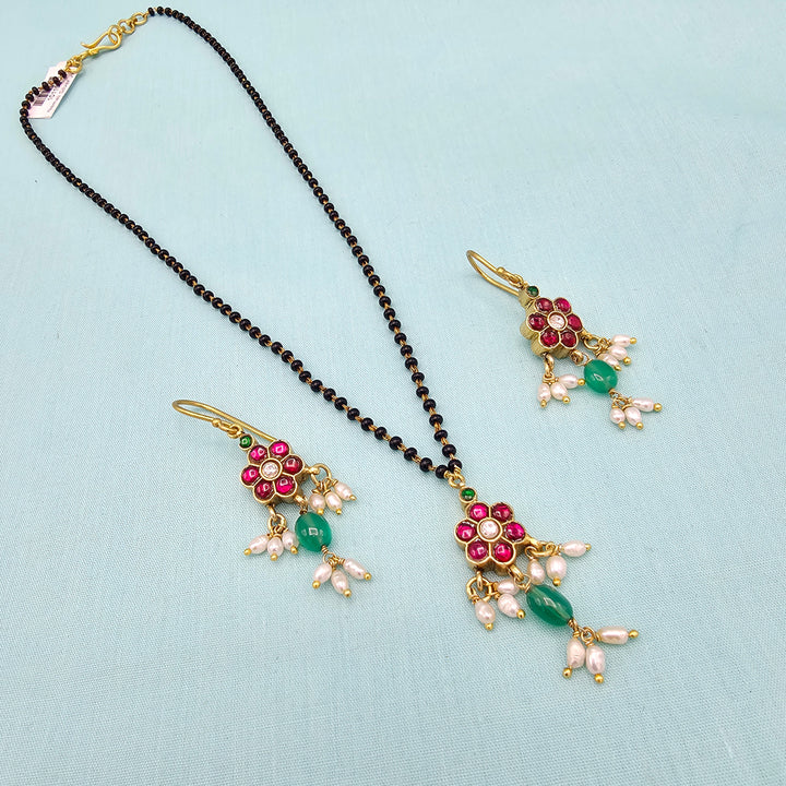20" Kundan Mangalsutra set