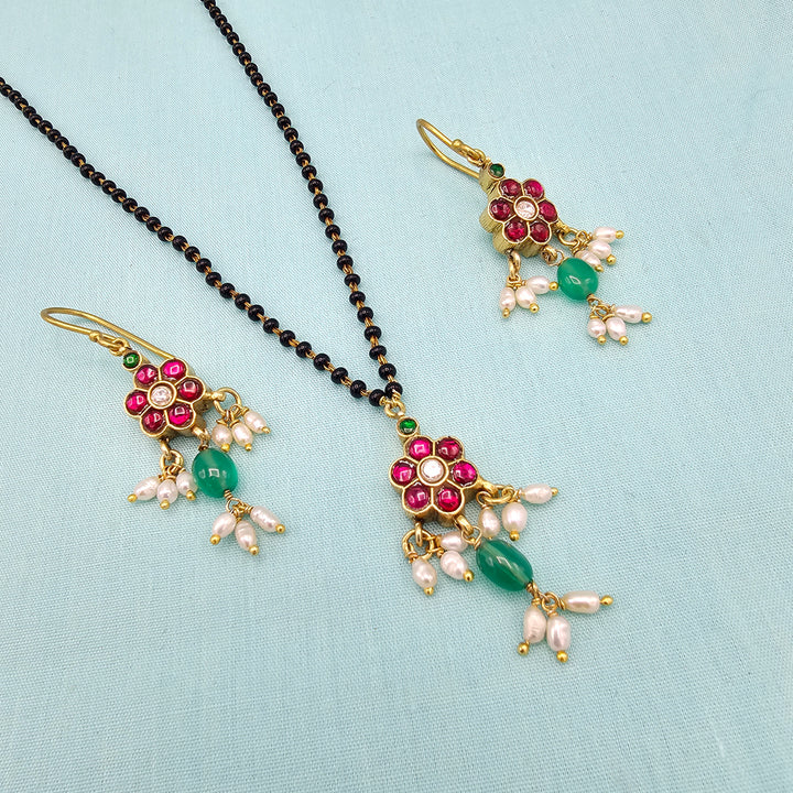 20" Kundan Mangalsutra set