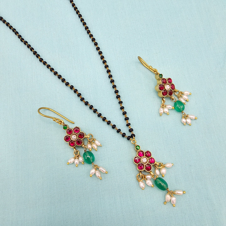 20" Kundan Mangalsutra set