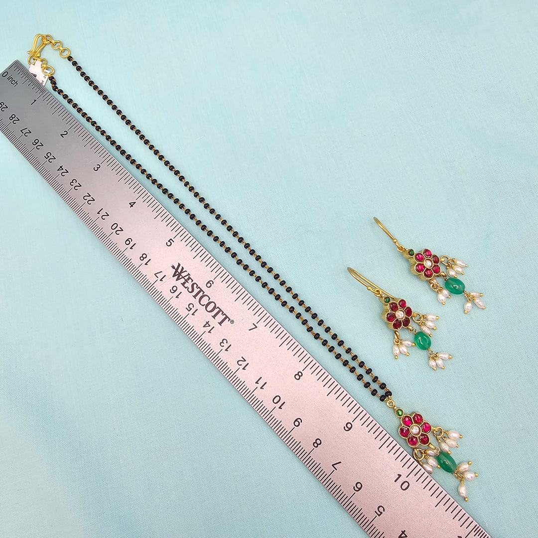 20" Kundan Mangalsutra set