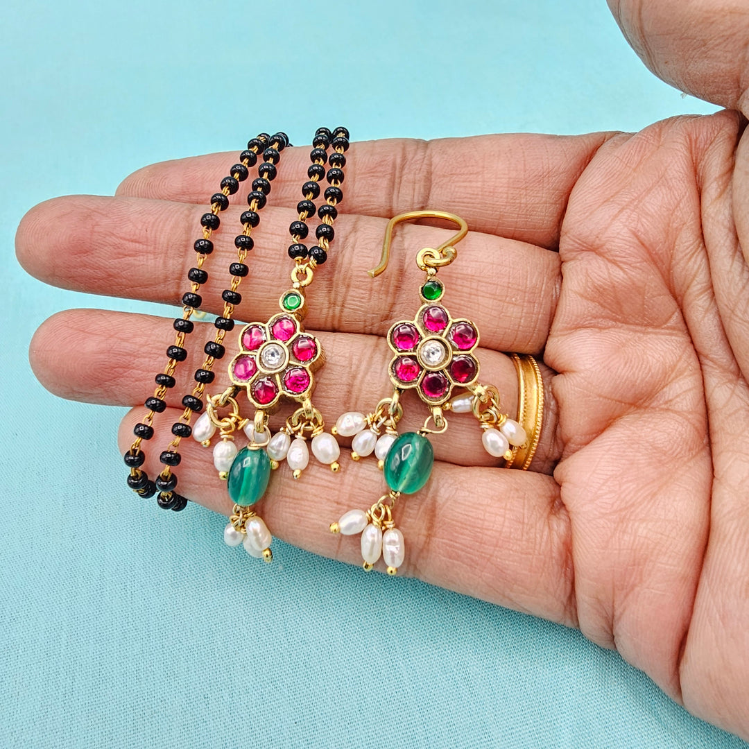 20" Kundan Mangalsutra set