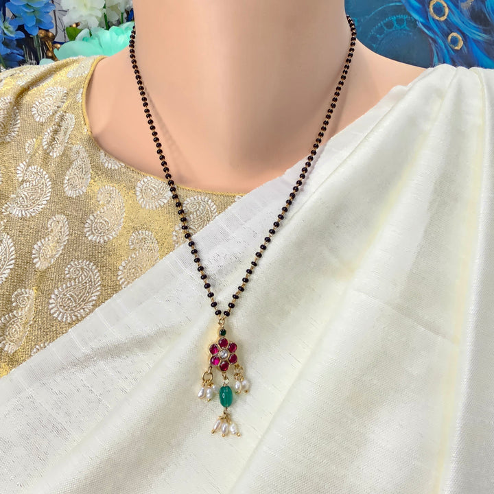 20" Kundan Mangalsutra set