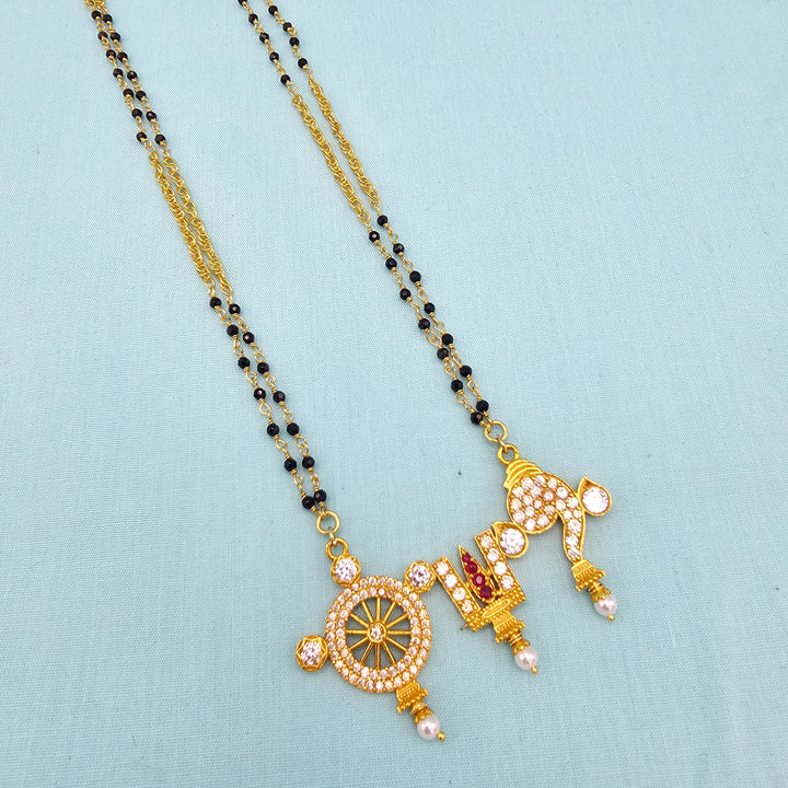 24"Shanku Chakra BlackBeads